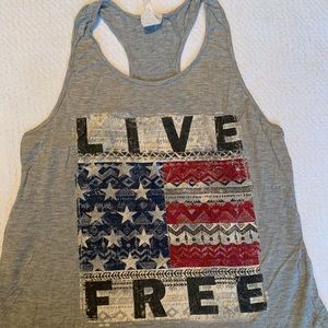 Live Free Razorback Tank